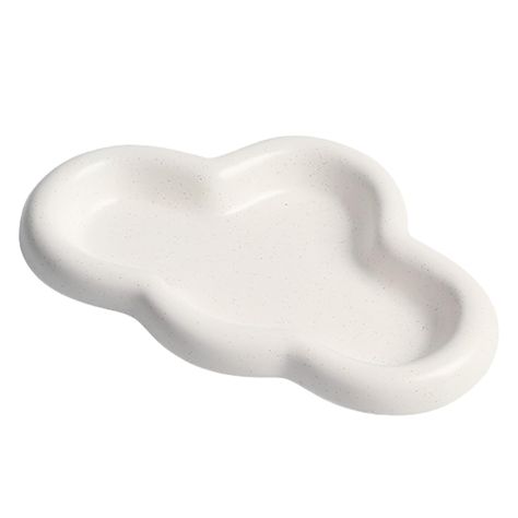 PRICES MAY VARY. Versatile Jewelry Tray: This cloud-shaped tray is perfect for storing and displaying various jewelry and small accessories, keeping your items organized and accessible. Available in Matte White with Speckles. Home and Office Decor: Ideal for family gatherings, festive decorations, or everyday office use, this tray adds a unique touch to any space. Suitable for Various Users: Designed for home decor enthusiasts and organization lovers, this tray is both practical and attractive, Cloud Jewelry Dish, Cloud Tray, Cloud Jewelry, Cloud Decor, Cloud Decoration, Jewelry Trays, Ceramic Tray, Cloud Shapes, Versatile Jewelry