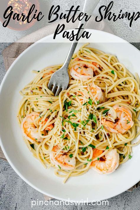 Garlic Butter Shrimp Pasta Shrimp Pasta Butter Garlic Sauce, Shrimp Aioli Pasta, Pasta For Shrimp, Garlic Herb Butter Shrimp Pasta, Garlic Butter Prawn Pasta, Lemon Shrimp Fettuccine Garlic Butter, Garlic Butter Shrimp Linguine, Garlic Butter Seafood Pasta, Buttery Shrimp Pasta