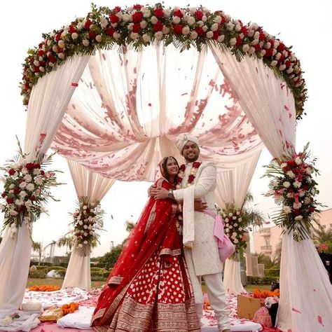 If Your loving ones care for you Then you are very lucky Contact us for your dream event Call (+977-9819001918) Dream Indian Wedding, Wedding Vidhi Mandap, Shadi Mandap Decoration, Phere Mandap Decoration, Decoration For Indian Wedding, Mandap Decor Indian, Indian Wedding Design, Wedding Mandap Decoration, Mandap Ideas