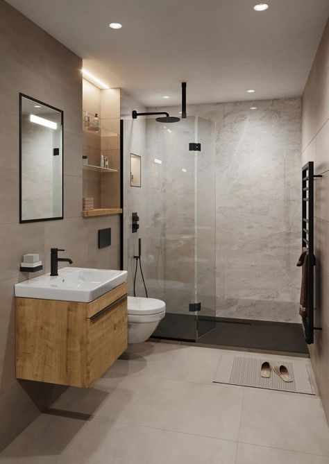 Tuscany Bathroom, Waterproof Shower Wall Panels, Bathroom Uk, Bathroom Paneling, Small Space Bathroom, Shower Wall Panels, Master Ensuite, Shower Panel, Pvc Wall Panels