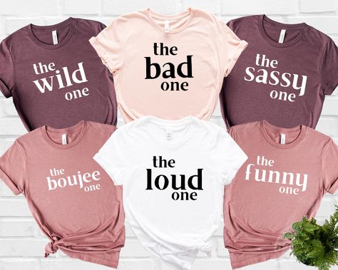 Bachelorette Party Matching, Birthday Group Shirts, Matching Friends, Birthday Squad Shirts, Married Shirt, Girls Night Out Outfits, Friends Tee, Best Friend Shirts, Cruise Shirt