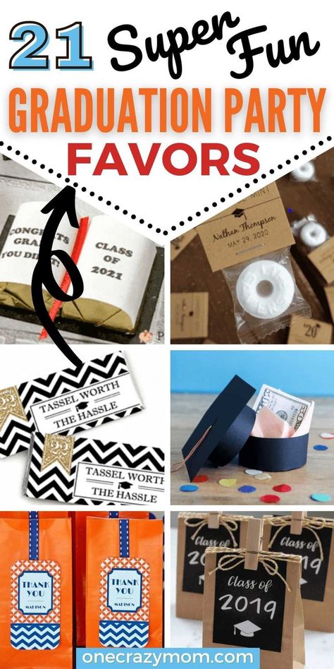 Graduation Party Favors Diy, Graduation Party Favor Ideas, High School Graduation Party Favors, College Graduation Party Favors, Diy Graduation Decorations, Grad Diy, College Grad Party, Grad Party Favors, College Graduation Party