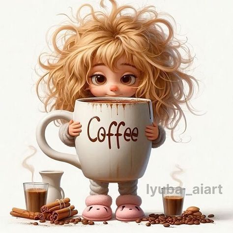 Coffee Time Morning, Good Morning Pics, Funny Coffee, Good Morning Message, Morning Coffee Funny, Happy Birthday Wishes Pics, Coffee Cartoon, Birthday Wishes Pics, Beautiful Good Night Quotes