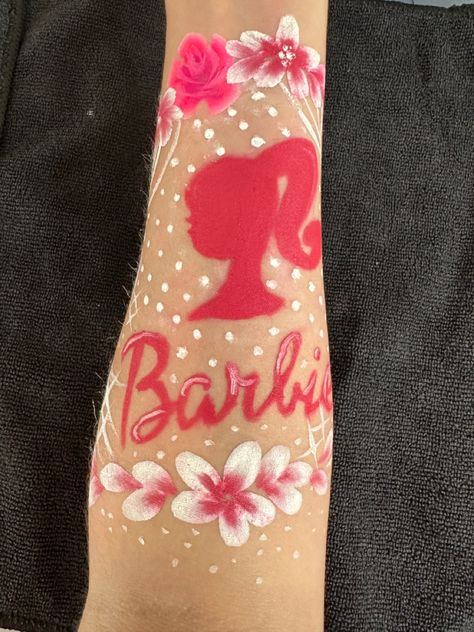 Barbie Body Art perfect for Barbie Parties/Events! Barbie Face Painting Ideas, Barbie Face Painting, Barbie Face Paint, Barbie Parties, Barbie Body, Adult Face Painting, Barbie Face, Face Paints, Barbie Party