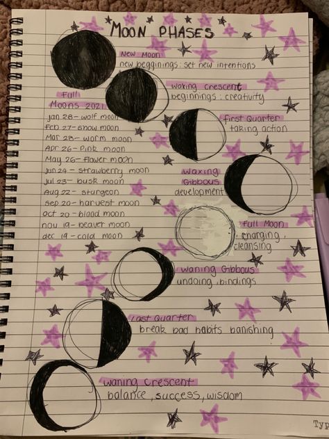 Moon Phases In Order, Spirituality Notes, Moon Phases Drawing, 8 Moon Phases, Moon Phases Meaning, Moon Phases Calendar, Moon Stages, Moon Facts, Mother Moon