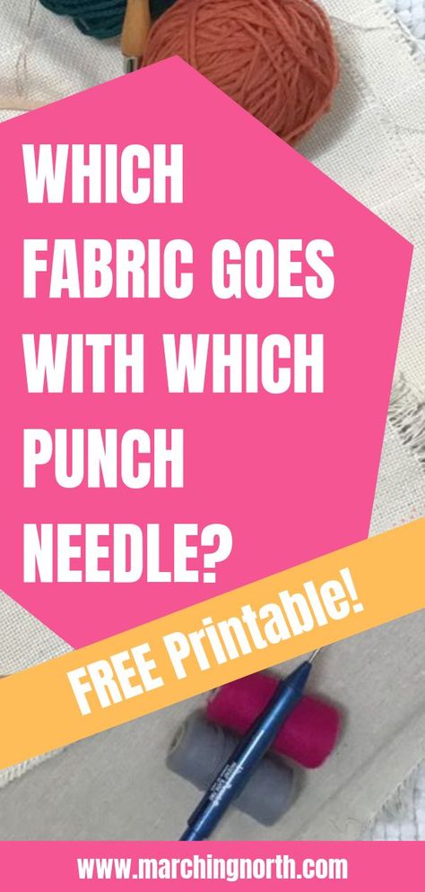 Punch Needles Tutorial, Needle Punch Designs, Rug Punching, Punch Needle Rug, Needle Punching, Crafts Printable, Punch Embroidery, Hook Punch, Printable Chart