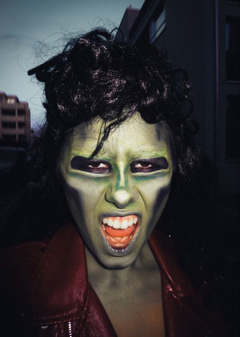 Thriller , Zombie Makeup , MJ , King of Pop , Michael Jackson , Halloween Makeup , Halloween vibes , Halloween , Thriller Zombie , Green Makeup , Face Paint , Michael Jackson Make Up , Green Aesthetic , Horror , Spooky Season , Black Wig , Red Leather Jacket , Digital Camera , Canon Camera , Photography, Editorial Look , Photoshoot , Alien , Fantasy World , Monster Makeup Green Zombie Makeup, Michael Jackson Makeup, Michael Jackson Halloween, Thriller Zombie, Make Up Green, Aesthetic Horror, Monster Makeup, Zombie Makeup, Scary Makeup