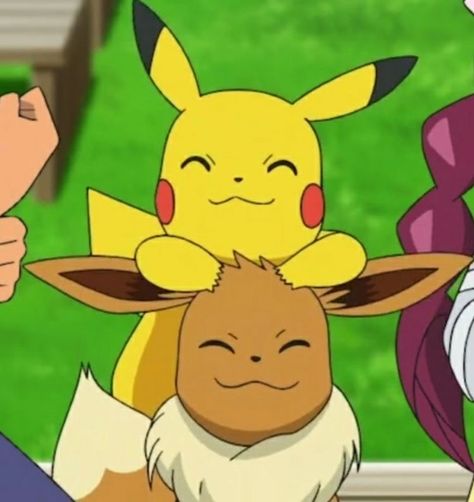 Matching Eevee Icons, Pikachu And Eevee Matching Pfp, Pokemon Episodes, Eevee Pfp, Pikachu Pfp, Pikachu Icon, Cute Pokemon Pfp, Pfp Pokemon, Eevee And Pikachu