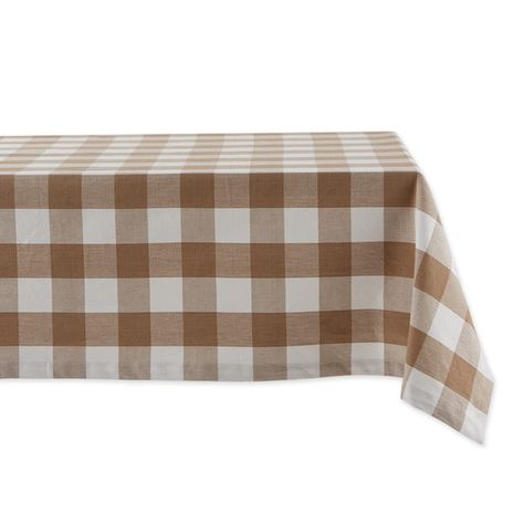 Buy the DII® 120" Stone Buffalo Check Tablecloth at Michaels. com. Style your kitchen with this buffalo check tablecloth to create a farmhouse style. Style your kitchen with this buffalo check tablecloth to create a farmhouse style. This colorfast wrinkle resistant checkered tablecloth allows your dinnerware to stand out, making a statement. Details:Brown and white, 60" x 120", Machine washable, Cotton, For indoor or outdoor use | DII® 120" Stone Buffalo Check Tablecloth | Michaels® Buffalo Check Tablecloth, Checkered Tablecloth, Cotton Tablecloths, Large Table, Table Accessories, Buffalo Check, Home Products, Cloth Napkins, Linen Tablecloth