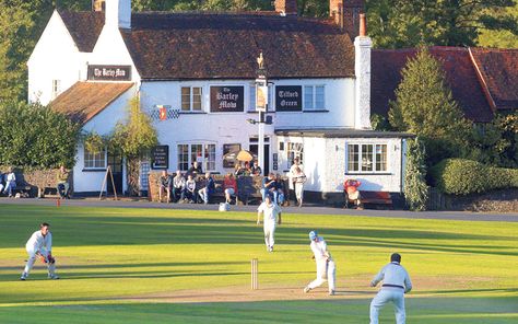 While England battle India for cricket’s number-one spot, Michael Simkins argues that the game’s soul will always be on the village green. Village Cricket, Cricket England, England Summer, Village Green, British Pub, English Village, British Summer, Public House, Cricket Match