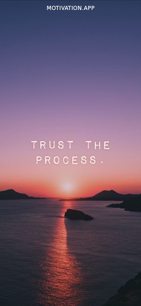 Trust the process. From the Motivation app: https://motivation.app/download Healing Process Wallpaper, Trust The Process Quotes Wallpaper, Trust The Process Wallpaper, Wallpaper Weird, Spirituality Journey, Trust The Process Quotes, Spring Phone Wallpaper, Process Quotes, Inspirational Instagram Quotes