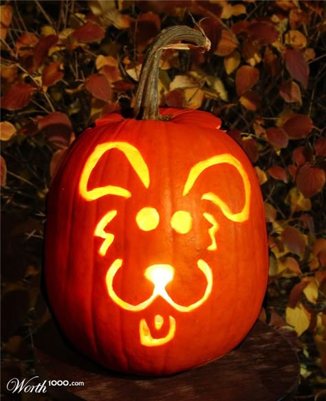 Image result for wooden hand carved jack o'lantern Dog Pumpkin Carving, Pumpkin Carving Games, Halloween Pauroso, Pumpkin Carved, Pumpkin Carving Stencils Free, Dog Stencil, Cute Pumpkin Carving, Pumkin Carving, Halloween Pumpkin Carving Stencils