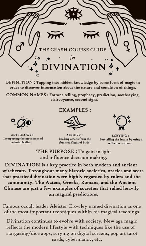 The first page for my digital Grimoire! A little bit of essential information on the practice of divination. I’ll be making more soon, message me if you’d like to see certain topics covered!   👁 👁 🔮 Egiptul Antic, Magia Das Ervas, Wiccan Magic, Grimoire Book, Under Your Spell, Wiccan Witch, Magick Spells, Wiccan Spell Book, Witchcraft Spell Books