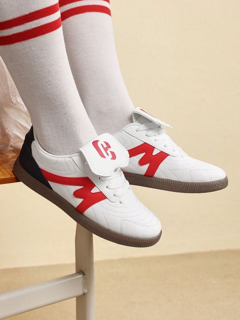 2024 Spring Autumn German Training Shoes For Women, Vintage, Casual, Platform, Fashion Sneakers Multicolor     Colorblock    Women Shoes, size features are:Bust: ,Length: ,Sleeve Length: Sneakers Multicolor, Thermal Tights, Spring Sneakers, Sneakers Mode, Women's Shapewear, Vintage Casual, Casual Lace, Inspiration Mode, Platform Sneakers