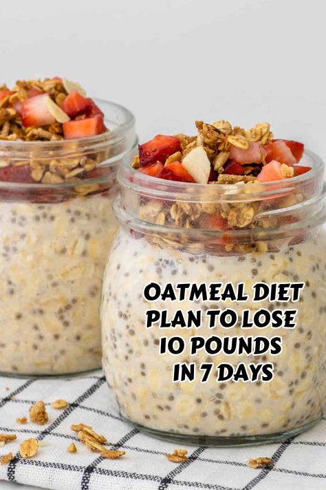 Get ready to reshape your body with the oatmeal diet plan—a 7-day journey loaded with flavorful oat meals, promising a drop of up to 10 pounds Diet Meal Plan To Lose 20 Pounds, Diet Meal Plan For Wait Lose, Weight Loose Meals For Women, 30 Day Food Challenge Diet Plans, 1 Month Diet Challenge, Loose Weight Simple Diet, Lose 10 Pounds At Home In 1 Week Drink, Healthy Ways To Lose 20 Pounds, 10lbs In 7 Days Lose