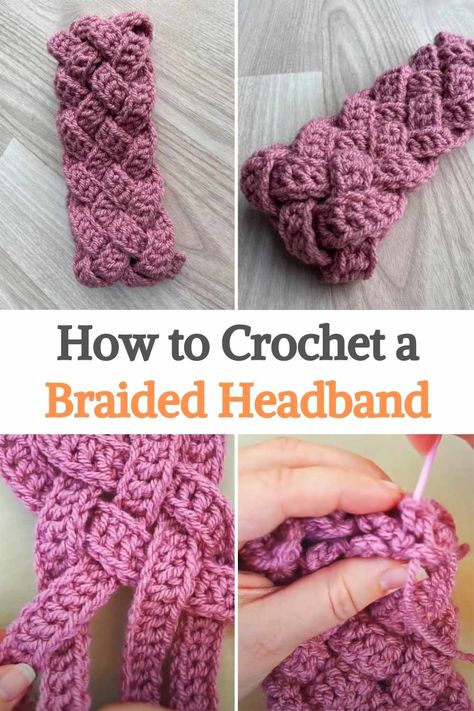 Braided Headband Crochet Pattern Free, Braided Crochet Headband Pattern Free, How To Crochet A Headband For Beginners, Crochet Braided Headband Pattern Free, Beginner Crochet Projects Step By Step, Braided Crochet Headband, Crochet Freebies, Kindness Crochet, Diy Crochet Headband