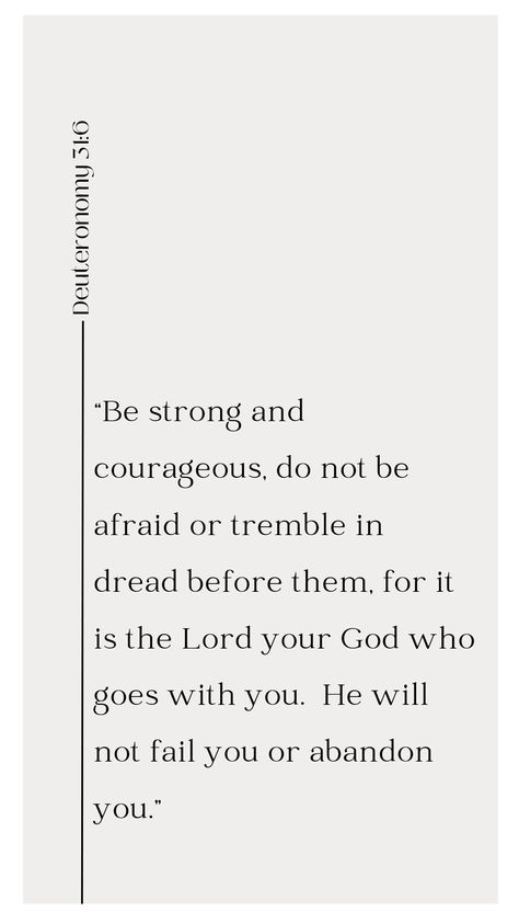 Minimalistic Wallpaper, Deuteronomy 31 6, Deuteronomy 31, Word Of Faith, Be Strong And Courageous, Do Not Be Afraid, Wallpaper Phone, I Kings, God Jesus