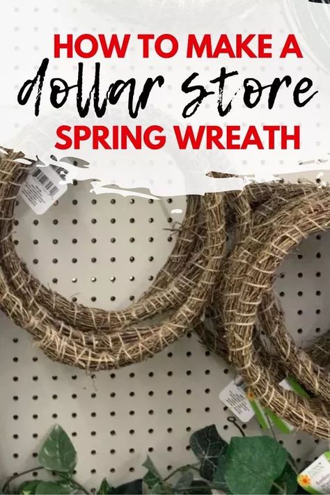 Easy Door Wreaths, Spring Wreaths For Front Door Diy, Front Door Wreaths Diy, Forsythia Wreath, Summer Wreaths For Front Door, Spring Door Decoration, Homemade Wreaths, Easy Wreaths, Easter Wreath Diy