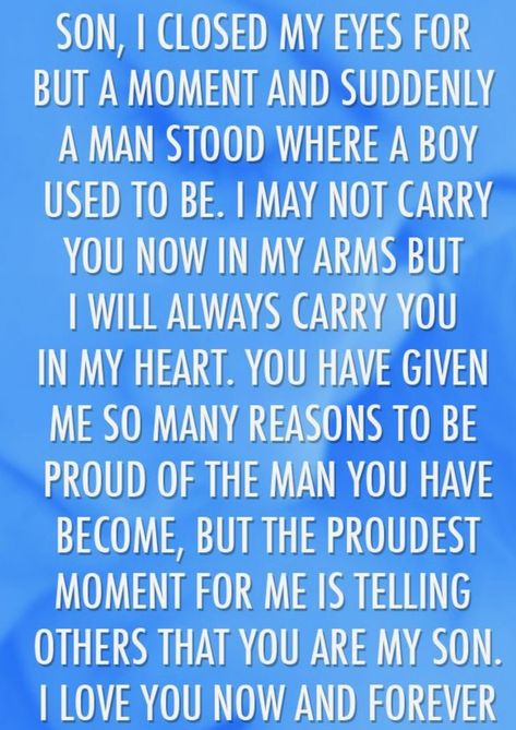 Happy Fathers Day Son, Message To My Son, Birthday Wishes For Men, Son Quotes From Mom, Son Birthday Quotes, Birthday Wishes For Son, Fathers Day Wishes, Mothers Love Quotes, My Children Quotes