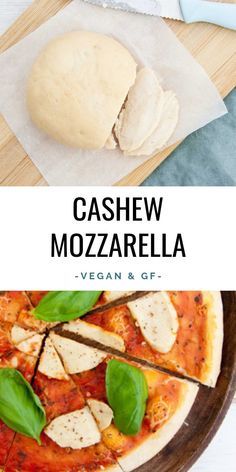 Cashew Mozzarella - vegan and gluten-free - made with only 7 ingredients! | ElephantasticVegan.com #vegan #glutenfree #cheese #cashew #mozzarella Cashew Mozzarella, Pizza Quesadillas, Mozzarella Recipe, Pizza Vegetariana, Vegan Cheese Recipes, Mozzarella Recipes, Vegan Mozzarella, Dairy Free Cheese, Vegan Appetizers