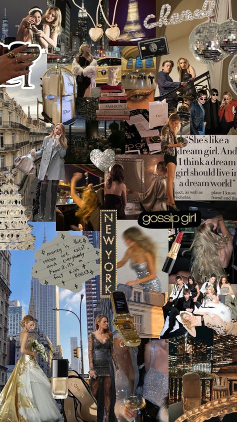 The Other Woman Aesthetic, Nyc Aesthetic Fashion, Serena And Blair, California Vibe, Beach At Night, Magazine Collage, Serena Van Der Woodsen, Moodboard Aesthetic, Nyc Aesthetic