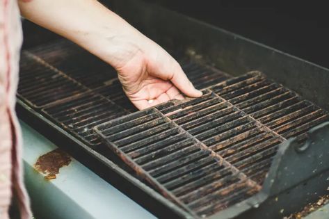 Clean Gas Grill, Cleaning Grill, Cleaning Bbq Grill, Clean Grill Grates, Professional Oven, Cleaning Oven, Cleaning Routines, How To Clean Bbq, Grill Cleaning