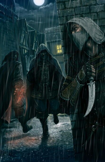 Urban Fantasy Writing, Blades In The Dark, Dark Brotherhood, Samurai Art, Dnd Art, Fantasy Adventure, Fantasy Concept Art, Warhammer Fantasy, High Fantasy