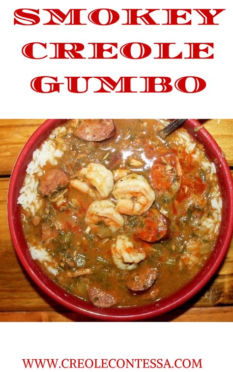 Gumbo Recipe Easy, Creole Gumbo, Chicken And Sausage Gumbo, Seafood Gumbo Recipe, Louisiana Food, Stews Recipes, Chicken And Sausage, Creole Cooking, Sausage Gumbo