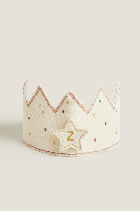 Baby Birthday Crown, Fabric Crown, Crown For Kids, Coron, Birthday Crown, Acrylic Flowers, Book Stationery, All Toys, 2nd Birthday Parties