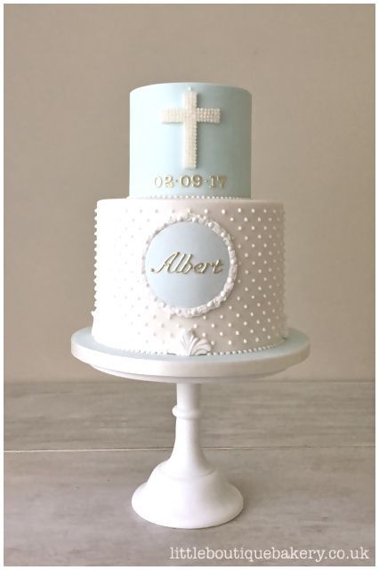 Boy Christening Cake - Baptism Party Ideas Cake Duck, Baby Dedication Cake, Baptism Desserts, Boy Communion Cake, Baptism Cake Boy, Baptism Party Boy, Baptism Decorations Boy, Dedication Cake, Christening Cake Boy