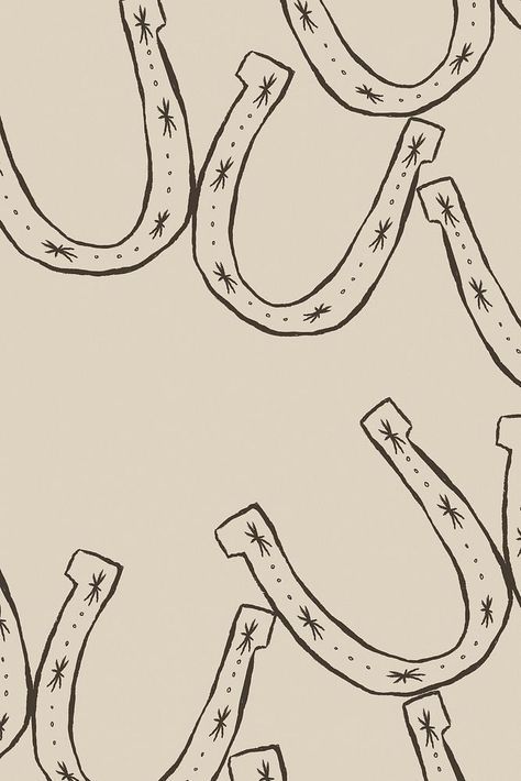 Hand drawn horseshoe background in cowboy theme | free image by rawpixel.com / marinemynt Horse Shoe Sketch, Lucky Horseshoe Drawing, Horseshoe Graphic Design, Horseshoe Image, Vintage Horseshoe Illustration, Horse Background, Western Borders, Themes Free, Free Illustration Images