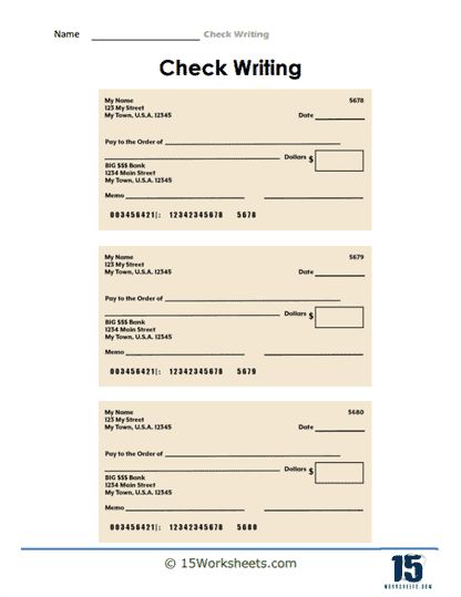 Personal Financial Management, Holiday Science, Writing Checks, Kindergarten Social Studies, Blank Check, Financial Management, Writing Practice, Bank Account, Anchor Charts