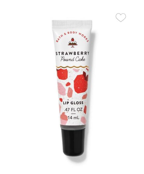 Bath And Body Works Strawberry Pound Cake Lip Gloss, Lip Gloss Bath And Body Works, Strawberry Pound Cake Lip Gloss, Bath And Body Works Lip Gloss, Strawberry Pound Cake Perfume, Nyc Lip Gloss, Strawberry Lip Gloss, Lip Gloss Strawberry, Heart Shaped Lips