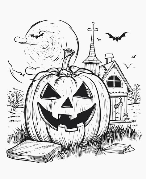 Halloween Pumpkin Coloring Pages, Cute Halloween Coloring Pages, Free Halloween Coloring Pages, Halloween Coloring Sheets, Pumpkin Coloring Pages, Fall Coloring Pages, Pumpkin Art, Halloween Coloring Pages, Free Halloween