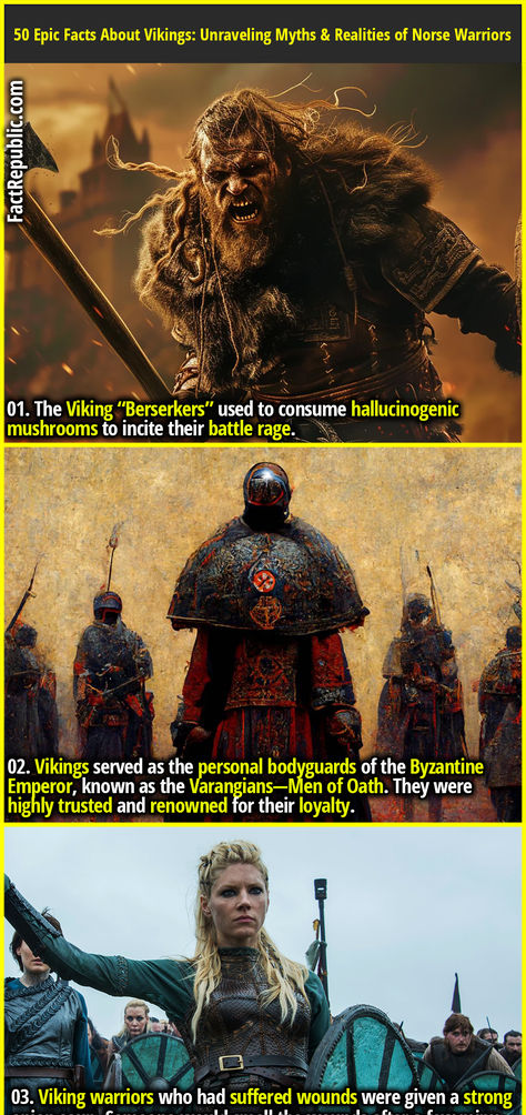 1. Vikings served as the personal bodyguards of the Byzantine Emperor, known as the Varangians—Men of Oath. They were highly trusted and renowned for their loyalty. Blood Eagle Vikings, Vikings Facts, Viking Warrior Men, Viking Ancestry, European Tribes, Swedish Vikings, Epic Facts, Odin Norse Mythology, Viking Facts