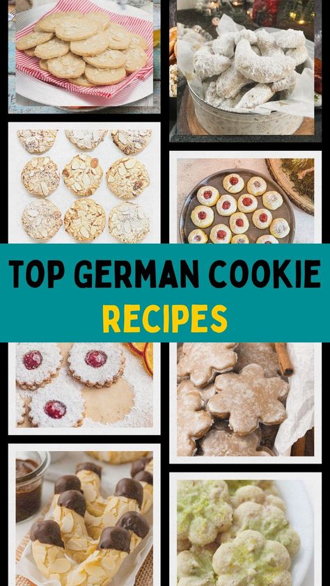 Enjoy the world of delicious recipes with our guide on German cookies, highlighting the charm of German cookies traditional recipes and the beauty of German cookies decorated. Learn how easy German cookies for Christmas can add joy to your celebrations and how authentic German chocolate cookies recipes can satisfy any sweet tooth. Make sure to save this pin for an endless supply of delicious inspirations! German Desserts Easy Simple, German Sweets Recipes, German Cookies Authentic, Easy German Food Recipes, German Biscuits Recipes, Scottish Christmas Cookies, Christmas Cookies Around The World, German Cookies Recipes, German Christmas Cookies Recipes