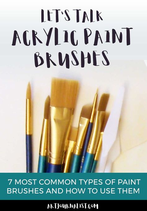 Painting Videos Tutorials, Acrylic Paint Brushes, Acrylic Painting Flowers, Acrylic Painting Lessons, Acrylic Brushes, Acrylic Painting Tips, Brush Type, Acrylic Painting For Beginners, Acrylic Painting Techniques