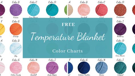 In this post, I have put together 7 different Temperature Blanket Color Charts with shades of every color! I hope that you will be able to find one that you like! If you do not know what a Temperature Blanket is Learn about them HERE. Don’t know what Stitch you[Read more] Moss Stitch Temperature Blanket, Crochet Temperature Blanket Ideas, Tempature Blanket Crochet Pattern, Temperature Blanket Ideas, Temperature Blanket Crochet Pattern, Crochet Temperature Blanket, Temperature Afghan, Temperature Chart, Temperature Blanket