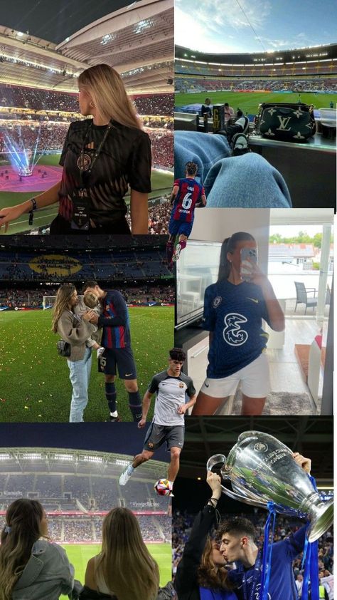 #wag #football #husband #boyfriend #aesthetic #gavi #hectorfort #barca #trophy #wife #win #uefachampionsleague #Messi #relationship #viral #foryoupage #trending #wallpaper #collage #Chelsea #Spain #fcbarcelona #pinterest Football Wags, Soccer Outfit, Soccer Skills, Soccer Pictures, Football Outfits, Soccer Training, Soccer Shirts, Future Plans, Football Mom