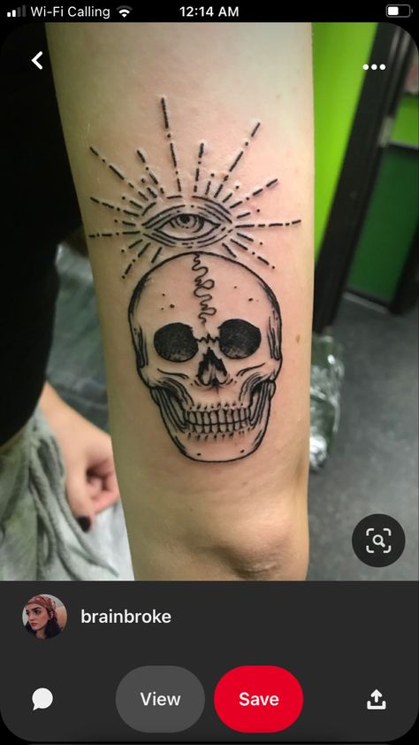 Skull Tattoo Placement, Tattoo Placement, Tattoo Inspo, Skull Tattoo, Tatting, Tattoos, Quick Saves