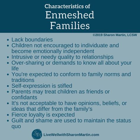 Sharon Martin, LCSW on Instagram: “#enmeshment #enmeshedfamily #boundaries #dysfunctionalfamily #codependency” Enmeshed Family, Sharon Martin, Encouragement Strength, Dysfunctional Family, Social Work, Emotional Intelligence, Sea Foam, Healthy Body, Helping Others