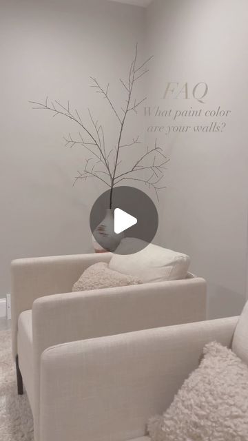 A | Interiors Lab on Instagram: "As same as the name says, soft as a “Dove” it is! @behrpaint has a beautiful selection of neutral and an interesting chart of whites and beiges for interiors and exteriors. I love this beautiful tone, it’s calming and goes with any style of furniture and decor you may have. This Dove tone is from the Marquee line. Love it! 
.
.
.
#behr #behrpaint #behrpainywalls #beigewalls #beigetones #whitewalls #neutralwalls #minimalist #minimalismo #minimalisthome #drybranches #drybranch #naturaldecor #neutralhome #neutralhomedecor #neutralhomedesign 

from Behr" Dry Branch, Line Love, Behr Paint, Neutral Walls, Beige Walls, Nature Decor, Paint Color, Minimalist Home, White Walls