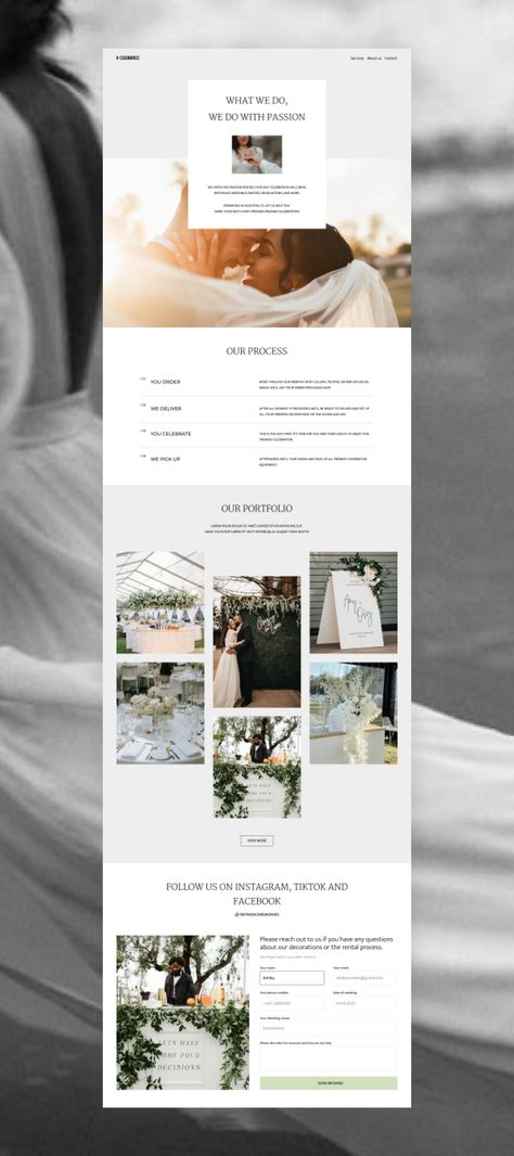 Website design inspiration. Webdesign idea. Visual design for feminine business. Feminine Business, Agency Website Design, Agency Website, A Holiday, Mockup Design, Creative Professional, Mockup, Website Design, Digital Design