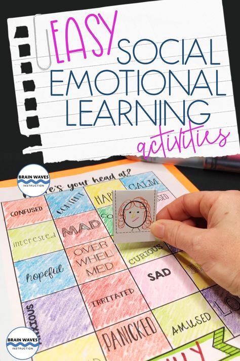 Unlock the power of Social-Emotional Learning (SEL) with these engaging activities for teachers! Foster empathy, self-awareness, and teamwork in your classroom. Explore 15 interactive SEL ideas to create a positive learning environment. Enhance emotional intelligence and promote a strong classroom community. Perfect for upper elementary and middle school teachers. #SEL #SocialEmotionalLearning #ClassroomActivities #TeacherResources" Sel Activities For Elementary School, Social Emotional Learning Middle School, Character Building Activities, Emotional Intelligence Activities, Middle School Literature, Activities For Teachers, Middle School Boys, Student Survey, Counseling Kids