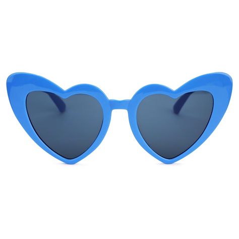 PRICES MAY VARY. 🌴[Fashion classic design]: Combining classic style with appropriate colors and exquisite designs, these heart-shaped sunglasses are a must-have fashion accessory, making them a perfect match for any of your outfits, perfect for retro outfits or trendy outfits 🌴[Eye protection]: These sunglasses feature a UV mirror coating that blocks 100% of harmful UVA, UVB, and UVC rays, protecting your eyes from the sun's rays 🌴[Comfortable to wear]: Women's heart-shaped sunglasses are mad Pink Heart Sunglasses, Cute Barbie, Classic Love, Heart Glasses, Shaped Sunglasses, Heart Shaped Sunglasses, Blue Sunglasses, Concert Fits, Heart Sunglasses