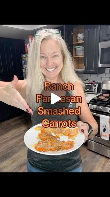 Crispy Ranch Baby Carrots, Smashed Baby Carrots With Parmesan, Smashed Carrots With Parmesan And Ranch, Smashed Steamed Carrots, Smash Carrots, Smashed Carrots With Parmesan, Parmesan Carrots Roasted, Smashed Carrots, Baked Carrots Recipe