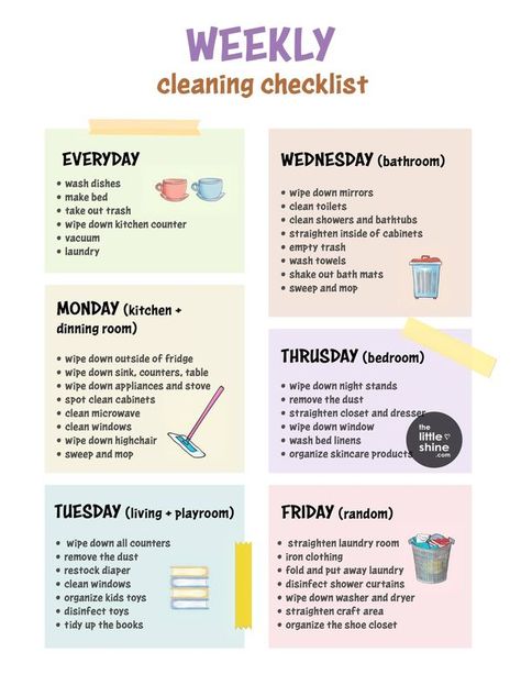 Little shine Minimalist Cleaning, Weekly Cleaning Checklist, Deep Cleaning Checklist, Cleaning Cabinets, House Tips, Cleaning House, Clean Microwave, House Cleaning Checklist, Washing Laundry