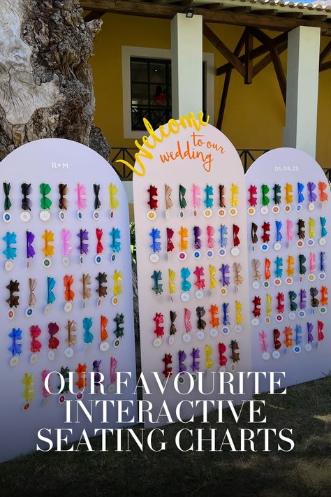 When genius meets fun! Check out these interactive seating charts that not only organize seating arrangements but also add a playful twist to your wedding day. From sweet treats to personalized touches, these ideas are sure to make your guests smile. Click here for more! Wedding Guest Chart Reception Seating, Seating Chart Games, Funny Seating Chart Wedding, Genius Wedding Ideas, Wedding Shower Entrance Ideas, Picture Reveal Seating Chart, Puzzle Seating Chart Wedding, Seating Chart Wedding Creative, Fun Ideas For Wedding Guests