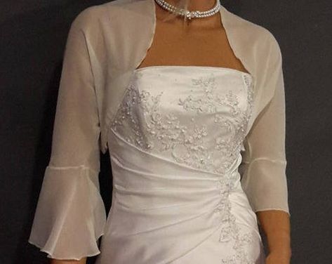 Faux Fur Bridal Wrap Bridal Stole Wedding Cover Up Bridal | Etsy Cover Up For Dress Formal, Bolero Jacket Outfit, Chiffon Bolero, Sleeve Shrug, Bridal Shrug, Wedding Shrug, Shrug For Dresses, Bridal Cover Up, Lace Bolero