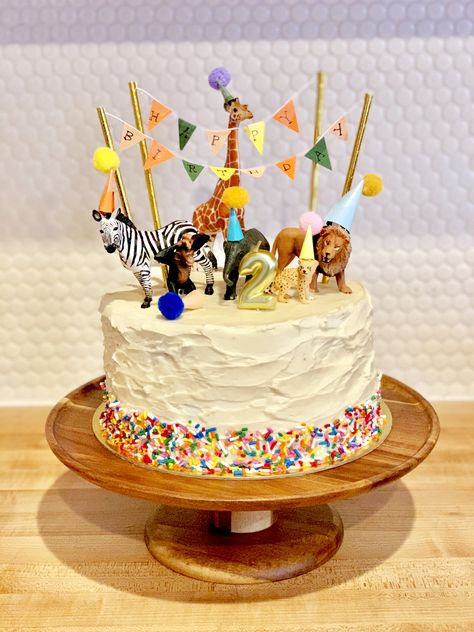 Old Cake, Animal Birthday Cakes, 2 Birthday Cake, Animal Birthday Party, Animal Cake, Boy Birthday Cake, First Birthday Cakes, Cakes For Boys, Birthday Cake Kids